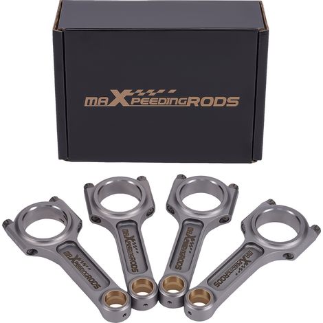4x I-Beam Bielles Conrods for Audi S3 A3 A4 A6 TT VW 1.8T Engine 144/20mm (1/5)