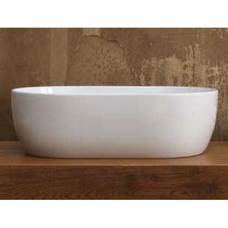 SCELTO DA DESIVERO Lavabo in ceramica ovale 55x36 bianco opaco da appoggio senza troppieno codice prod: DSV17434 (1/2)