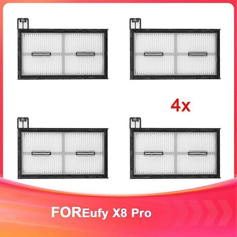 Filtre de 4 pièce détachée Filtres pour X8 Aspirateur – Accessoires pour X8 Pro Robotic Aspirateur Filtre (1/5)