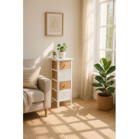 Muebles Auxiliares - Cajonera Estrecha Solany 4 Cajones (1/5)