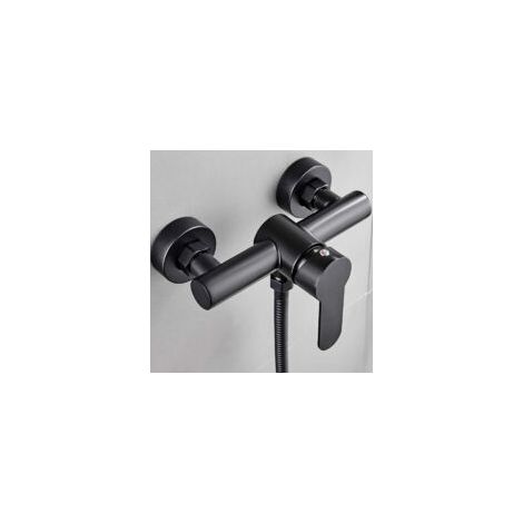 Mitigeur thermostatique de douche mural – Acier inoxydable 304 – Finition chrome – Interrupteur G1/2 pour contrôle précis de la température (1/5)