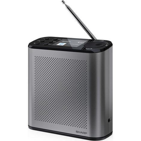 Sharp Osaka DR-P530(GY) Radio Digitale DAB/DAB+ Bluetooth 5.3 Grigio Tempesta