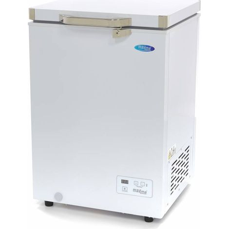 Congélateur coffre 93L - 2 roulettes - Compact - Maxima