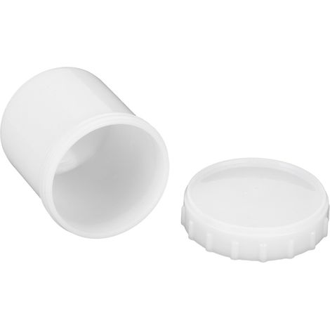 Godet de rechange en plastique de 125 ml pour pistolets à peinture avec filetage femelle de 15 mm