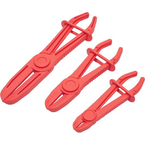 3 fascette stringitubo (rosse) - Fascette stringitubo per tubi freno - AquaForge (1/5)