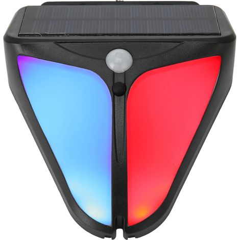 Lampe de signalisation solaire étanche IP65, 129 dB, 4 modes, pour jardin, verger et barrières. (1/5)