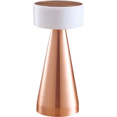 Lampe De Bureau À Led Rechargeable - 3 Niveaux De Luminosité - Avec Capteur Tactile - Autonomie Jusqu'à 24 Heures - Lampe De Table Sans Fil - 1 Pièce (1/3)