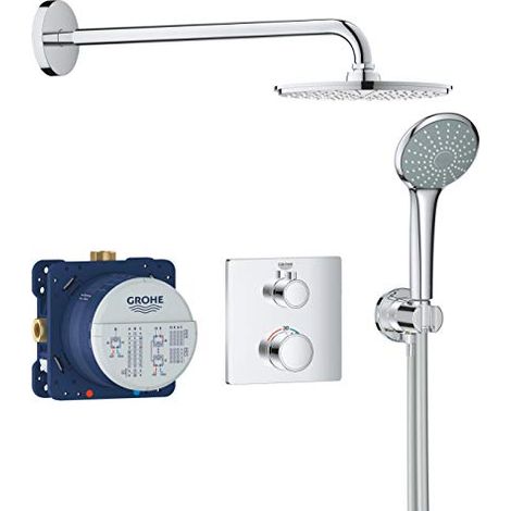 Système de douche encastré Grohe Grohtherm avec Rainshower (1/4)