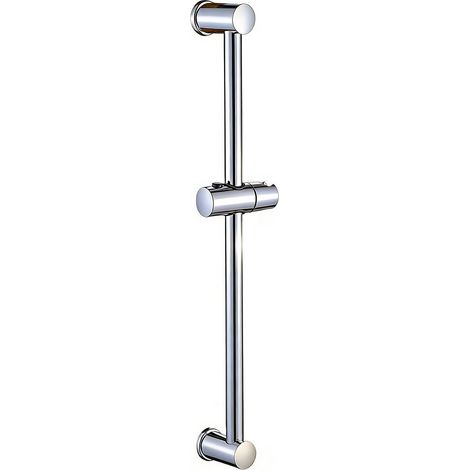 Barre de douche coulissante au design moderne, support de douche à main réglable en hauteur, fixation murale en acier. (1/5)