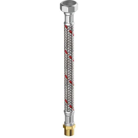 Flamco Meiflex Panzerschlauch Heizung/Klima 3/4 Zoll IG x 3/4" AG, 300 mm, InnenD 12mm, M4315.1107.30