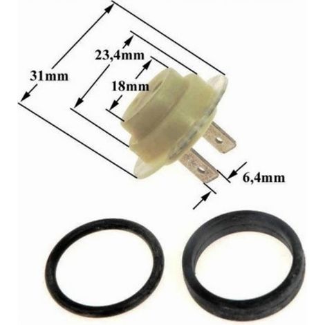 SENSORE TERMOSTATO SONDA TEMPERATURA LAVASTOVIGLIE CANDY HOOVER 49005297