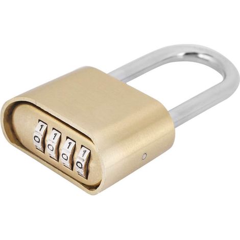 Cadenas à code à 4 chiffres, cadenas à combinaison en laiton pour valise Lu (1/5)