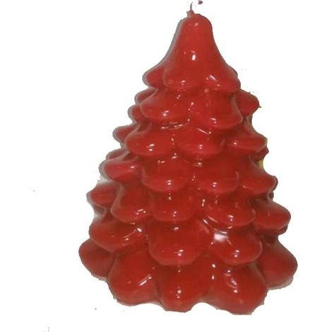 Candela rossa da centrotavola regali di natale addobbi per casa natalizi decorazioni (1/5)