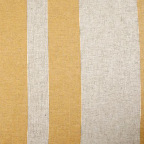 Tissu en voile rayé Jaune 300 cm