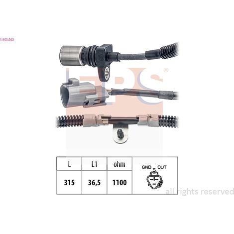 Capteur d'angle, vilebrequin EPS 1.953.502 LEXUS 90919-05064 90919-05069