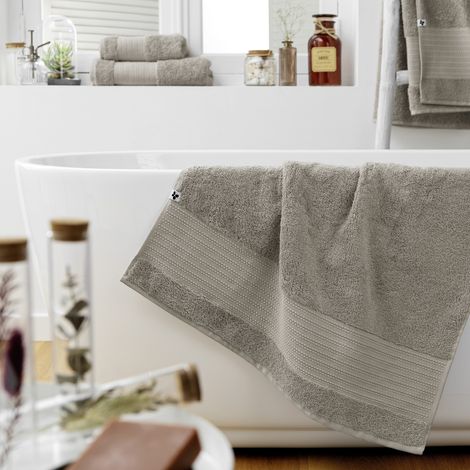 Drap de Douche 70 x 130 cm – Coton Épais 600 g/m² – Garance Argile (1/4)
