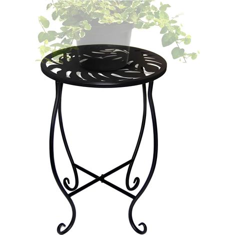Support plantes en mtal de 15 pouces de haut Z (1/5)