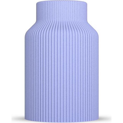 Vase Rabella - Vase décoratif moderne pour herbe de la pampa et fleurs séchées - Style scandinave pour salon - Objet design 3D en plastique (PLA) - Léger et incassable (1/5)