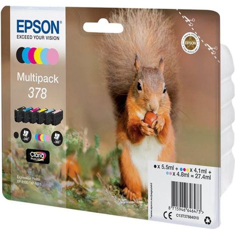 Epson Squirrel C13T37884010 cartuccia d'inchiostro 1 pz Originale multipack color
