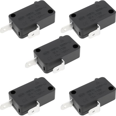 5 microinterruttori di ricambio HK-14 16(5) A 250 V CA per applicazioni multiple (1/5)