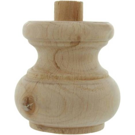 8 x PIEDE IN LEGNO ONTANO 53008 80X75 MM