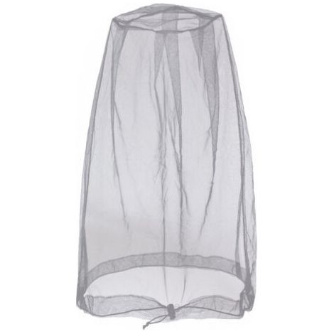 QORVA-2 Pack Tête de Moustique Net, Filet de Tête Anti-moustiques avec Sac de Transport, Protection Contre Les Insectes Moustiquaire de Tete, Mosquito Head Net pour Apiculteur Camping Extérieur, Gris