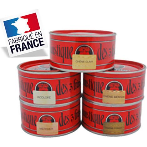 Cera de encaustica de roble claro 400 g - Los Tres Hermanos