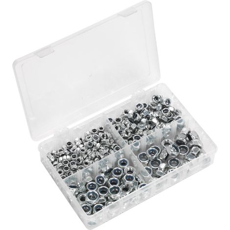 Sealey AB032LN Nylon Locknut Assortment M6-M12 300pc