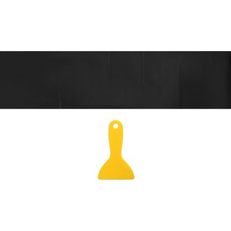 Pellicola decorativa per fendinebbia auto, universale, fai da te, facile da tagliare e rimuovere, antiurto, impermeabile per SUV (nero opaco). (1/5)