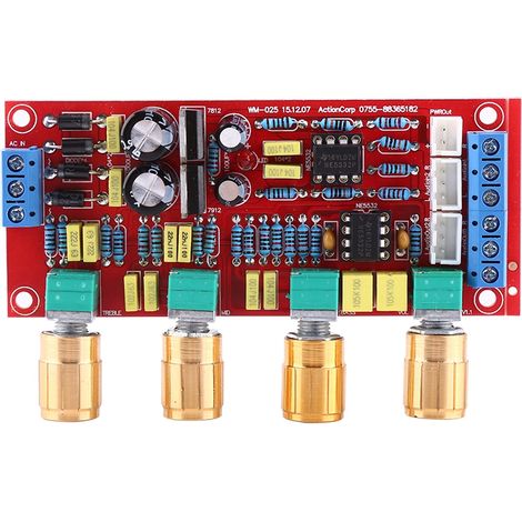 HIFI-Vorverstärker NE5532 Vorverstärker Audio-Arm-Platinen-Kits AC 12V OP-AMP HIFI-Verstärker (Bestückte Platine) (1/5)
