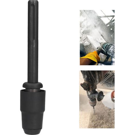 Adaptateur de mandrin pour perceuse à percussion SDS Max vers SDS Plus, convertisseur de forets, connecteur pour perceuse à percussion (1/5)