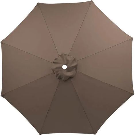 Toile de parasol de rechange pour parasols de jardin extrieurs toile de parasol de rechange en polyester couleurs multiples (1/4)