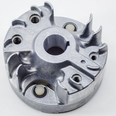 The A409001370 flywheel is compatible with ECHO PB-8010 and PB-9010 backpack blowers. (1/4)