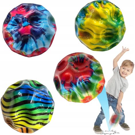 4 Stück Galaxieball, springender Meteor, Weltraumball, Galaxieball (1/5)