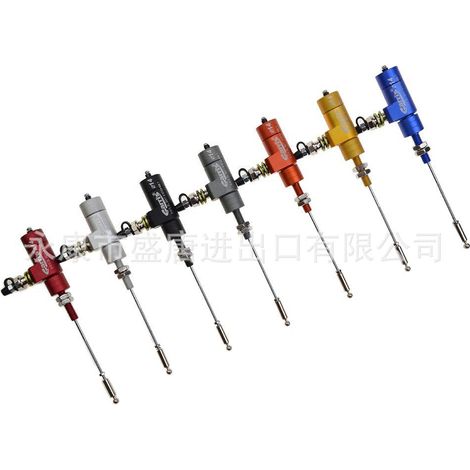 GOOFIT motorcycle hydraulic clutch master cylinder rod left brake pump red CNC clutch pump (1/4)