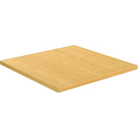 Dessus de table,Plateau de table,Dessus de bureau 80x80x2,5 cm bambou CFW38550 (1/5)