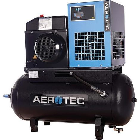 Compresseur à vis Aerotec COMPACK 2TR - 90L Pro, avec sécheur, réservoir de 90 litres