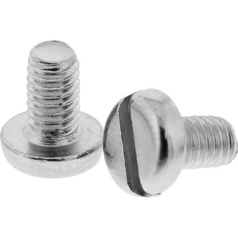 Vis à métaux RS PRO M3.5 à tête Cylindrique fendue en Laiton, 6mm ( Prix pour Sachet de 100 )