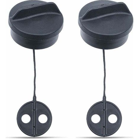 2 Pièces Bouchon de Réservoir pour STIHL FS38 FS45 FS55 FS56 FS80 FS81 FS85 FS88 FS120, AUMEL Bouchon Essence de Débroussailleuse Bouchon de Réservoir Rechange Pièces Détachées