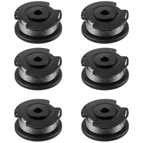 Pair Bobine de rechange pour Bosch ART 23 SL/ART 26 SL/ART 2300/ART 23-28/ART EASY (F016800569/F016800385) pour tondeuses à gazon Bosch avec 1 capuchon (F016F04557) 6 pièces TONCHEAN (1/5)