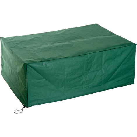 Wasserdichte Schutzhülle für rechteckige Gartenmöbel 210L x 140B x 80H cm grün