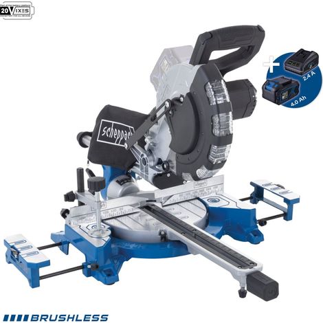 Akku Kapp-Zugsäge 20V 210mm Brushless Scheppach bc-hm216-x (1/5)