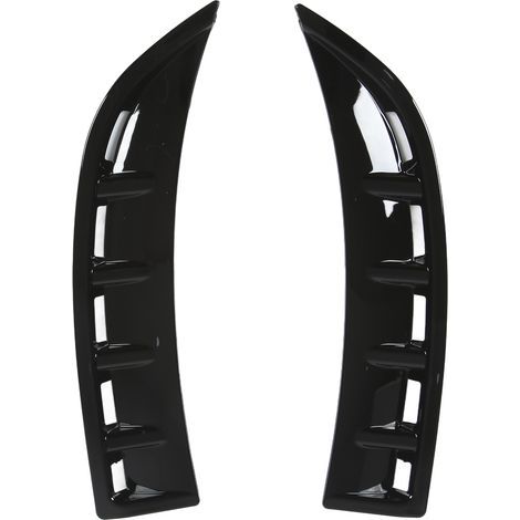 Canard de Pare-chocs Avant, 2 Pièces Noir Brillant pour Pare-chocs Avant, Grille D'aération, Spoiler de Remplacement pour CLA C118/X118 AMG‑Line 2020+ (1/5)