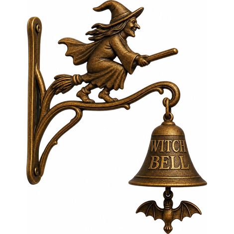 Sonnette, Cloche, Sonnette en Fonte, Carillon d'halloween (1/5)