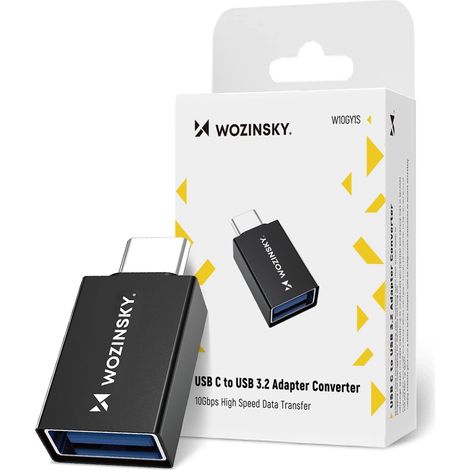 USB-C-auf-USB-A-10-Gbit/s-Adapter – schwarz (1/5)
