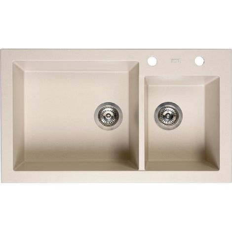 Reginox Einbaubecken Amsterdam 25 Regi-Granit Caffe Silvery (1/3)