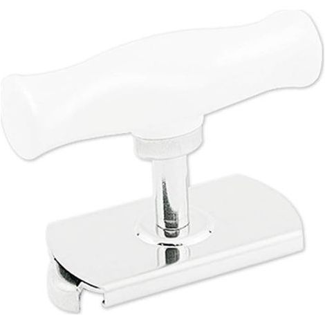 Glasöffner für Senioren, verstellbarer Edelstahl-Glasöffner für einfaches Öffnen (weiß) (1/5)