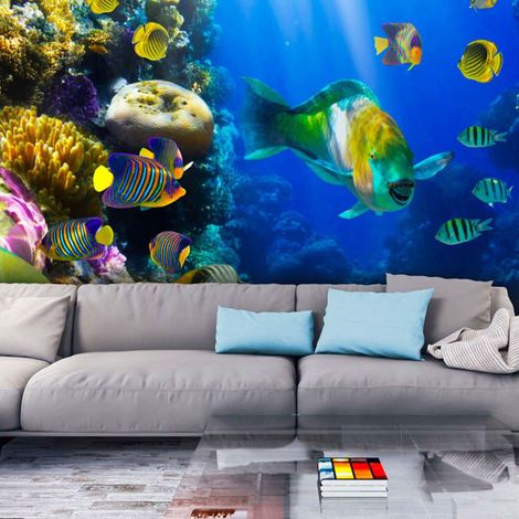 Papier peint paradis sous-marins - 250 x 193 cm (1/4)
