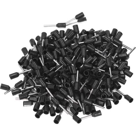 Lot de 1000 embouts de câble isolés 22AWG, kit de sertissage pour connexions électriques, E0508 (1/5)