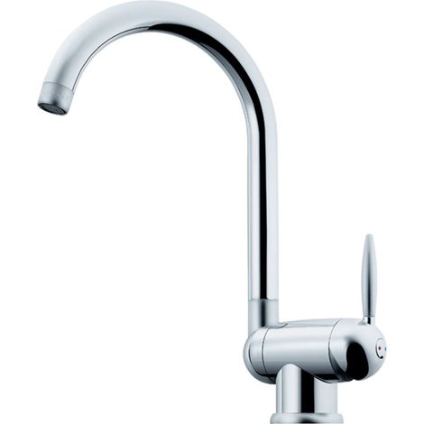Mitigeur cuisine à bec rabattable OVETTO - Chromé- réf : NU12513/4CR - NOBILI (1/3)